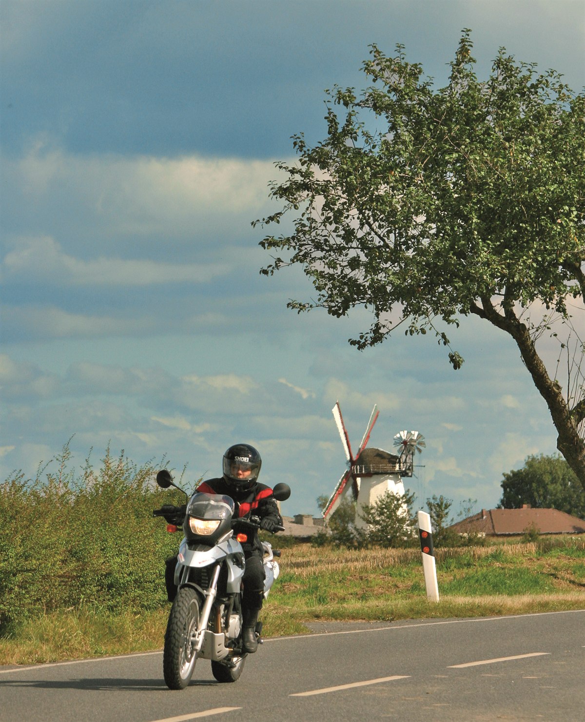 Motorradfahren in der Lüneburger Heide